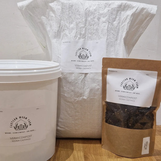 Premium Vermicompost Worm Castings - Organic Lightly Amended